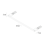 Полотенцедержатель трубчатый Fixsen Trend Gold, FX-99001