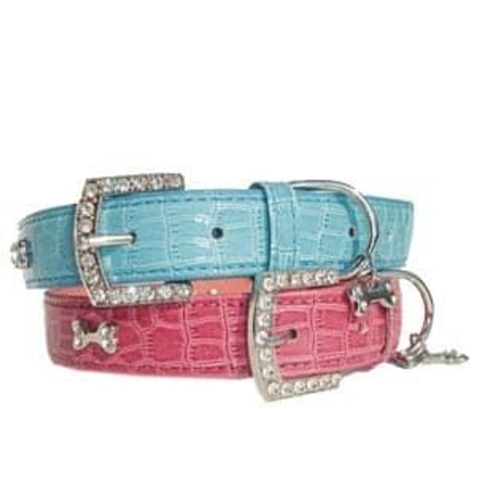 ОШЕЙНИК СО СТРАЗАМИ "ЗМЕИНАЯ КОЖА" 1.9х45см А0723-02