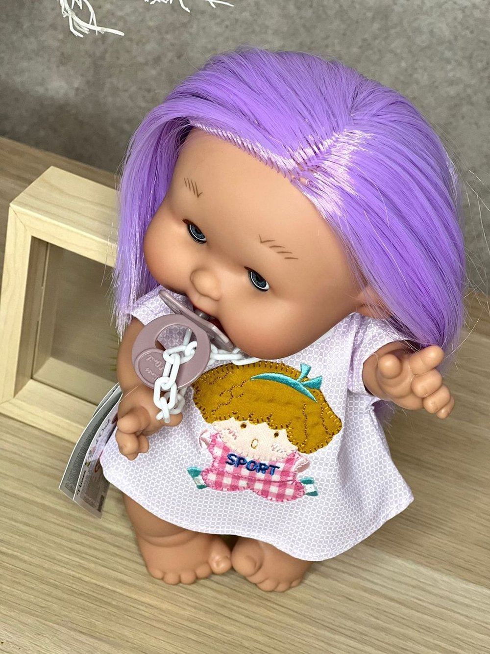 Пупс Nines 26см PEPOTE с закрывающими глазками (N804S8)