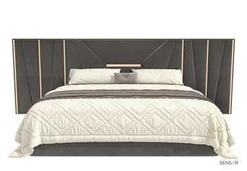 Кровать Платинум c широким изголовьем