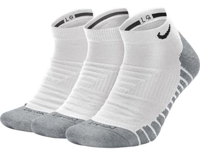 Теннисные носки Nike Everyday Max Cushioned No Show 3P - white/wolf grey/black