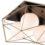 Потолочный светильник MX8525-4A gold/black