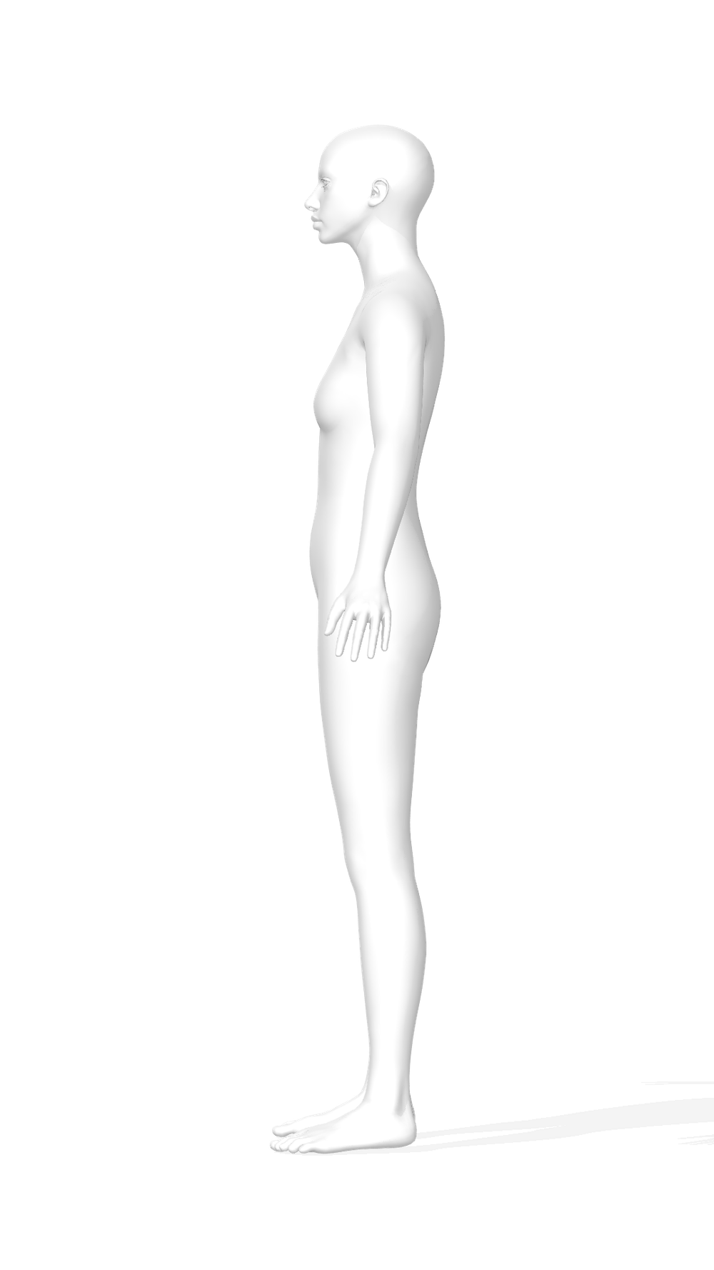 3D аватар манекена Моника