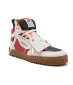Кожаные кроссовки OFF-WHITE - белый(OMIA065S 24LEA002)