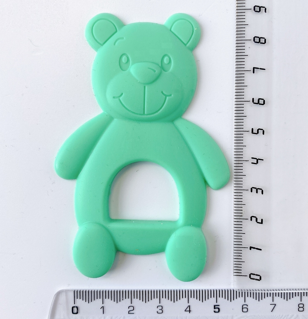 Прорезыватель Uviton силиконовый Bear зеленый