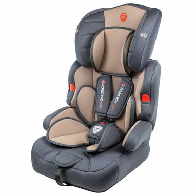 Кресло детское BAB001 Dark Gray/ Coffee 9-36кг FORSAGE kids##KING BAB001 Coffee