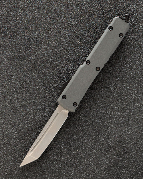 Автоматический складной нож SteelBro Ultratech T/E Tanto Cerakote Carbon Grey VG-10 123-10CBGYCS (серый-металик)