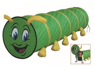 Палатка игровая туннель (240х72х75см) "Гусеница" в коробка