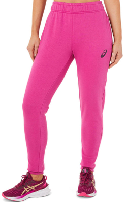 Женские теннисные брюки Asics Big Logo Sweat Pant W - Розовый