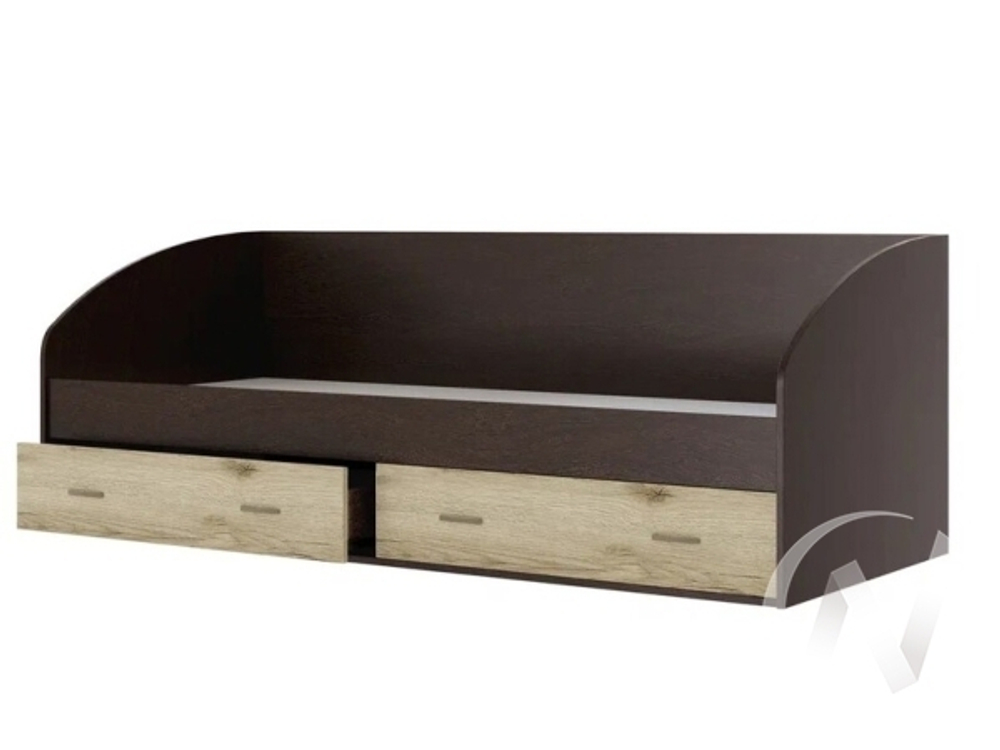 Кровать с ящиками Детская Орион (венге/дуб делано)
