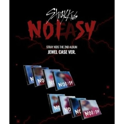 Альбом STRAY KIDS - NOEASY 2nd Album Jewel Case RANDOM Version