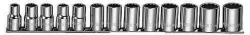 S05H4113S Набор головок торцевых 12-гранных MAXI-DRIVE 1/2"DR на держателе, 10-24 мм, 13 предметов