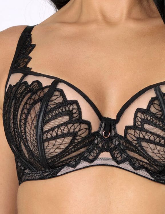 Бюстгальтер Subtille Melissa Balconette (черный/мокка)