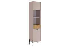 Стеллаж Доминика, (кашемир/дуб крафт золотой), Мебельсон г. Ижевск
