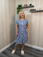 Халат женский "Молодежный К.П" молния (126)