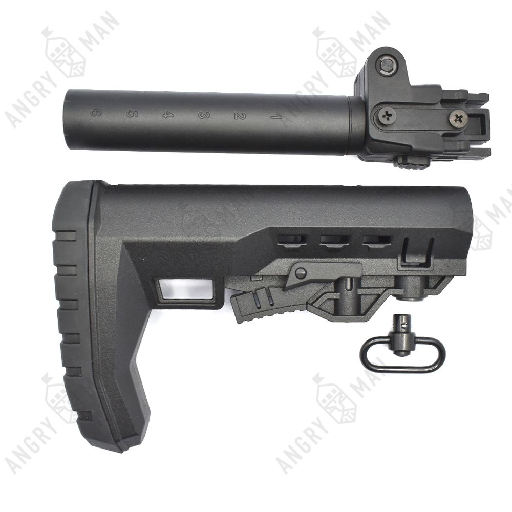 Комплект: Складной приклад на АКМ/АК74, Atom без подщечника, K.Arma