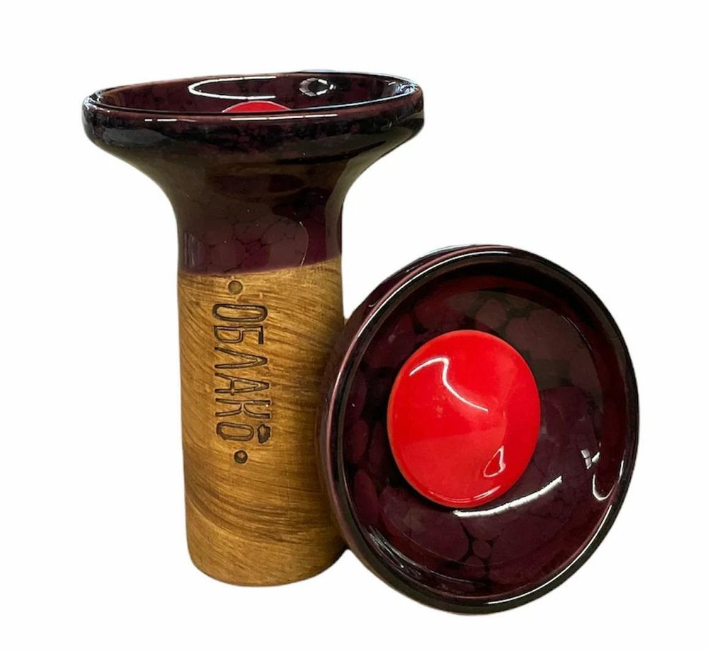 Oblako Flow Red On Purple/Black Marble