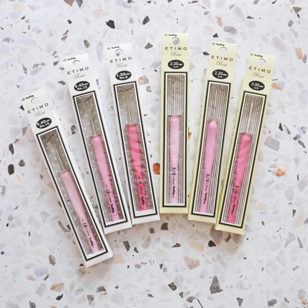 Крючок для вязания Tulip ETIMO Rose