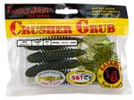 Твистеры съедобные LJ Pro Series Crusher Grub 4.5 in (114 мм), цвет PA01, 4 шт