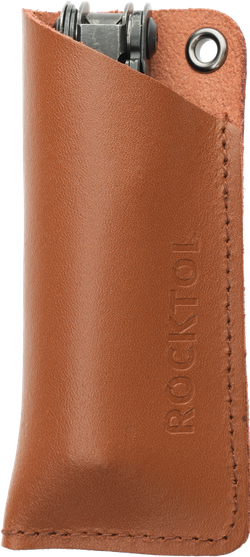 Нож-мультитул Rocktol 15 в 1 нержавеющая сталь, черный, кожаный чехол