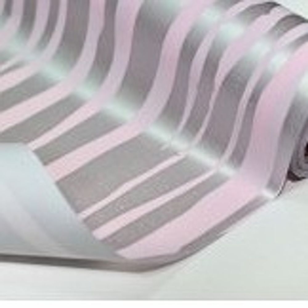 Пленка 2-х ст Зебра СЕРЕБРО НА РОЗОВОМ (10м)