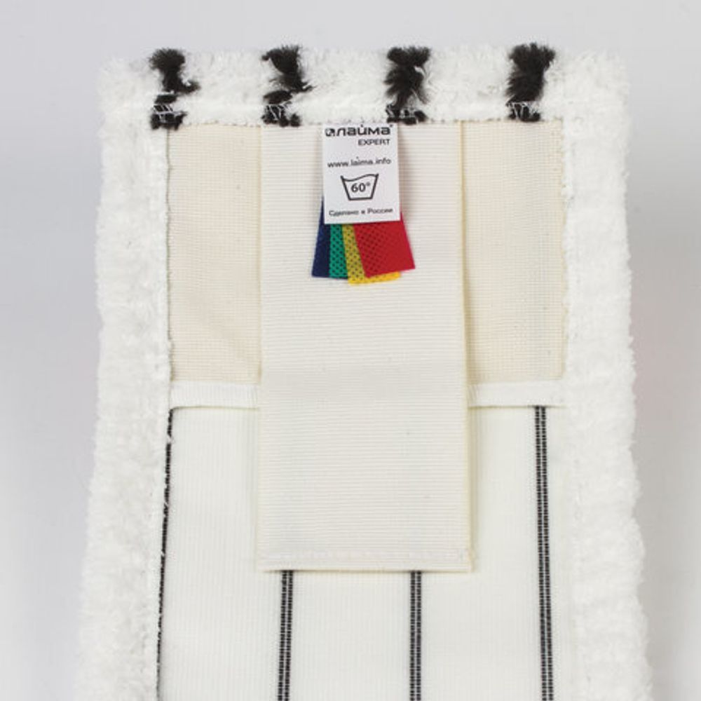 Насадка МОП плоская для швабры/держателя 40 см,микрофибра/скраб, LAIMA EXPERT, 605313