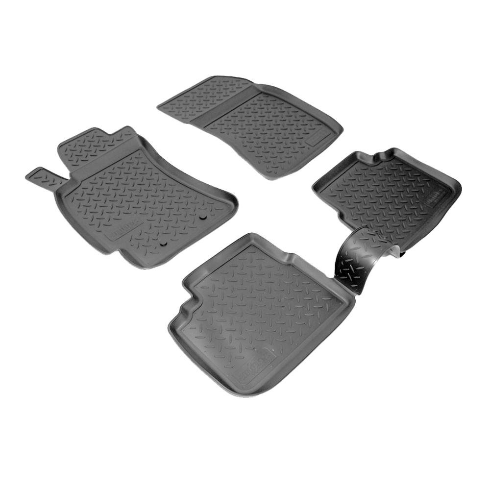 Ковры в салон Norplast/Unidec для Subaru Forester (2008-2013), Черный, арт.NPL-Po-84-08
