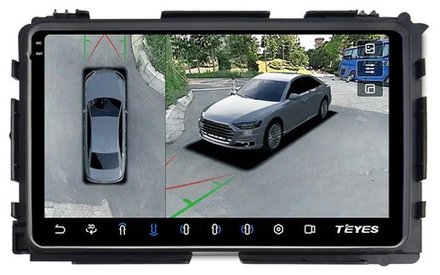 Магнитола для Honda Vezel 2013-2021 - Teyes CC3-2K-360 на Android 10, 2K QLED, 6Гб+128Гб, CarPlay, 4G SIM-слот, 4 камеры в комплекте
