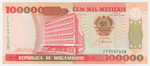 Mozambique, 100 000 Meticais, 1993, UNC