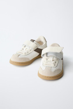 ZARA КРОССОВКИ RETRO BAREFOOT, БЕЛЫЙ