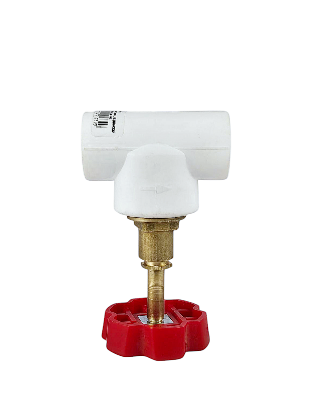 Вентиль в сборе PPR 20х90,  белый, RTP (40/10)