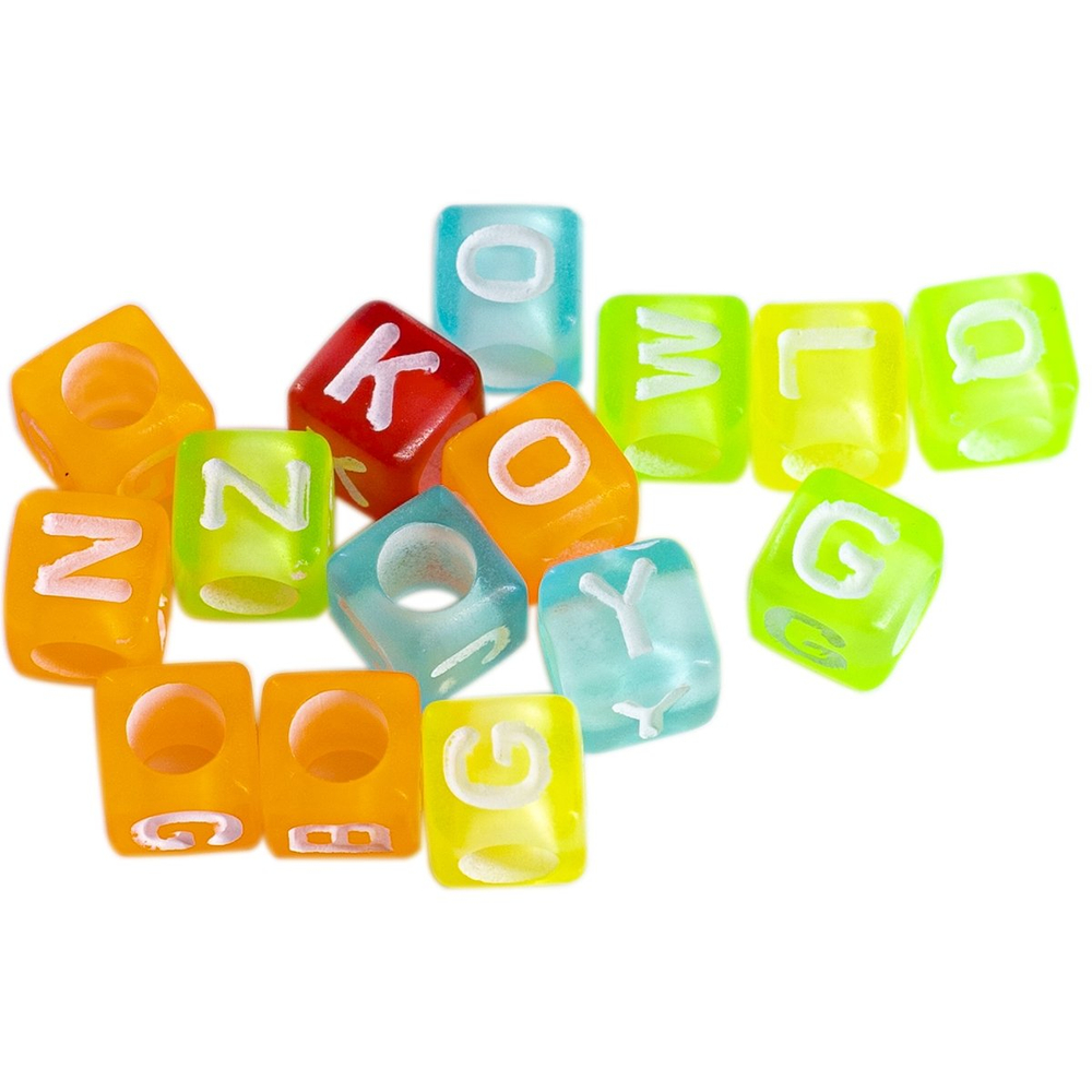 Ручка шариковая Alingar "Космонавт", синяя, 0,7 мм круглый прозрачный корпус с бусинами, ассорти, карт. уп.