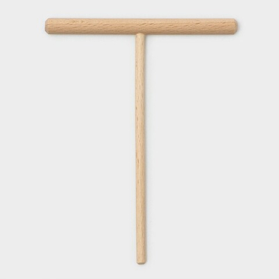 Палочка для блинов и раскатывания теста, 14,5×12 см, бук