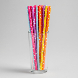 Трубочки для коктейля в асс., набор 25 шт.
