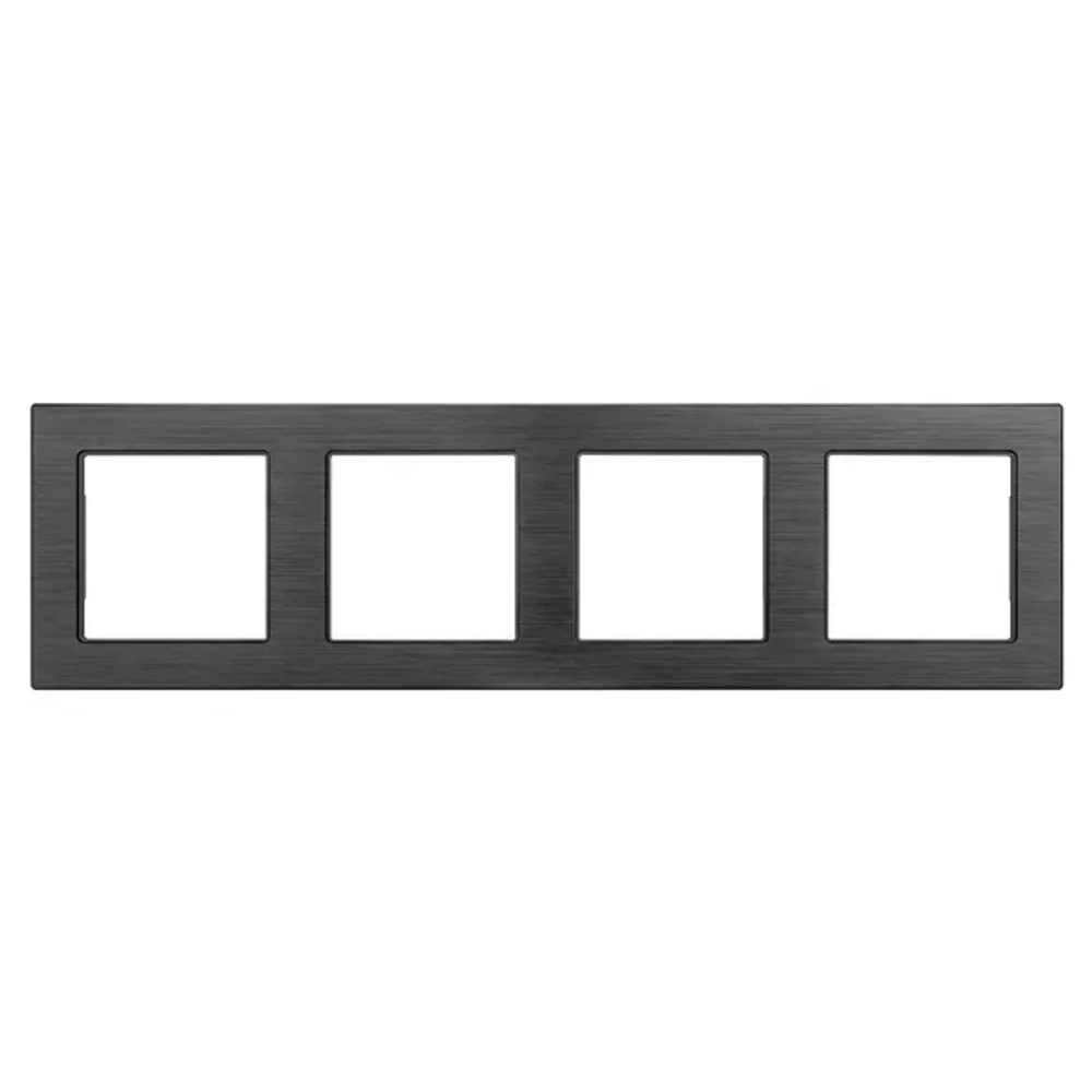 Рамка алюминиевая FRM-PRESTO-ALS-4-BK (Arlight, -) 043862