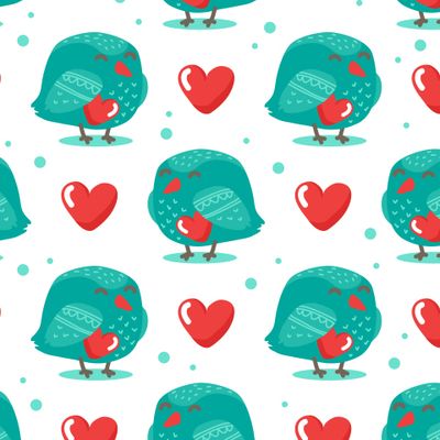 романтические птички