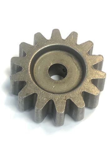 Шестерня привода барабана бетономешалки: вал 15 мм; Z-14; высота 28 мм, высота зуба 23 мм