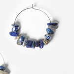 Серьги Crumble BLU