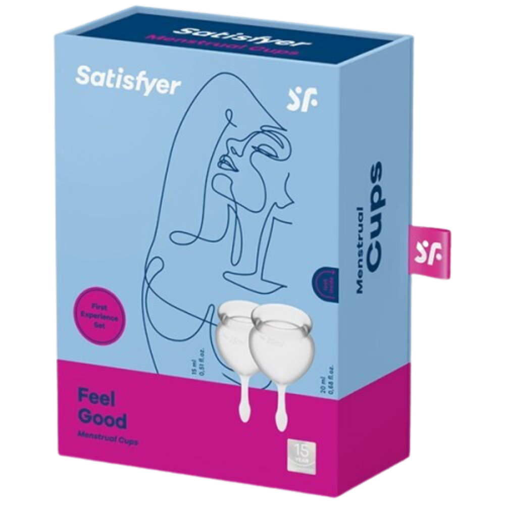 Менструальные чаши Feel Good от Satisfyer (15 и 20 мл)