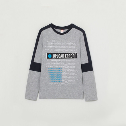 Джемпер модель "лонгслив" для мальчика