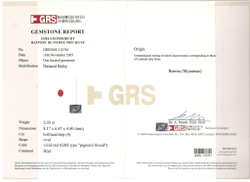 Рубин, Овал, 2 шт / 4,23 карат, Бирма