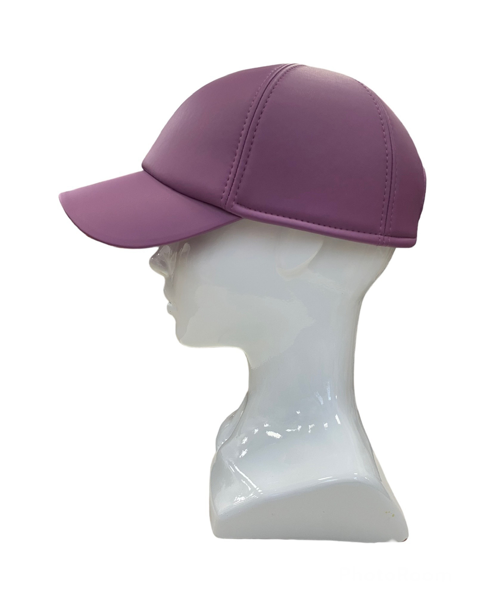 Бейсболка экокожа черника