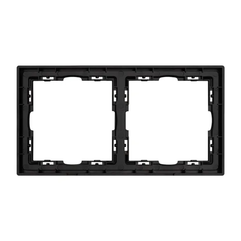 Рамка пластиковая FRM-NOBE-SFPL-2-BK (Arlight, -) 054216