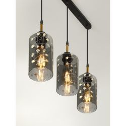 Светильник подвесной (подвес) Rivoli Eileen 9154-203 3хЕ27 60 Вт модерн | Rivoli