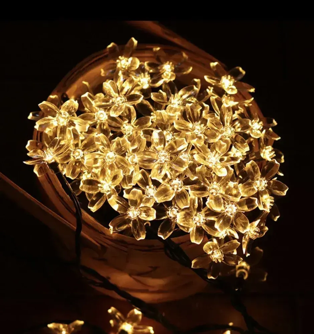 Гирлянда садовая на солнечной батареи