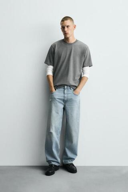 ZARA ДЖИНСЫ BAGGY © OTIS KWAME KYE QUAICOE, ГОЛУБОЙ