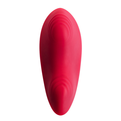 Малиновый перезаряжаемый вибратор в трусики 7,2см Lola Games Take it Easy Joy 9026-01lola