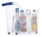 Контейнер хозяйственный на колесах «ИДЕЯДОМА», прозрачный, 12,5 литров, 46*15*25см