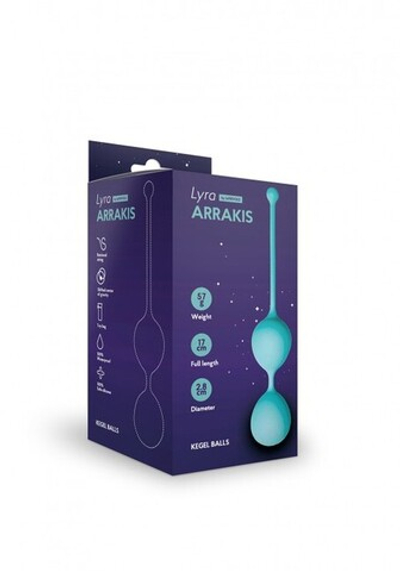 Шарики Кегеля со смещенным центом тяжести Arrakis (аквамарин) (Цвет: аквамарин)