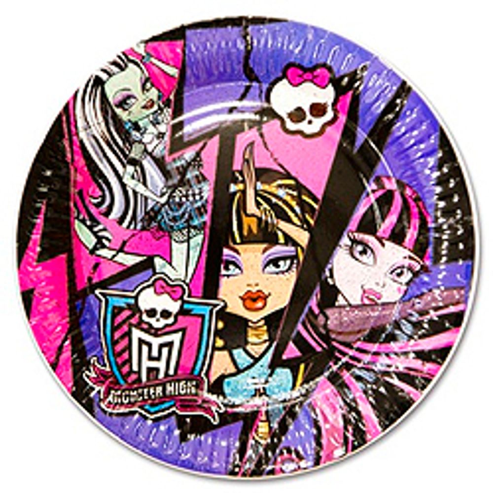 Тарелка-Monster-High-17см-8шт